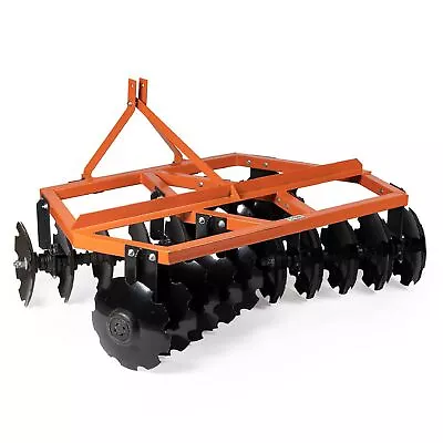 Titan Attachments 3 Point 6ft Notched Disc Harrow Plow Attachment For Cat 1 • $2672.99