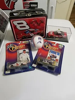 VTG Dale Earnhardt Jr Nascar Memorabilia Lot. 3 Diecast Cars Lunch Box Baseball • $18