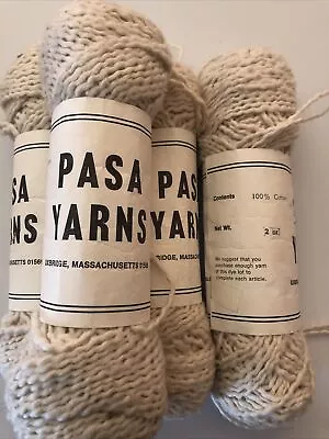 Vintage 100% Cotton Pasa Yarns 2 Oz. Skeins-  New • $5.50