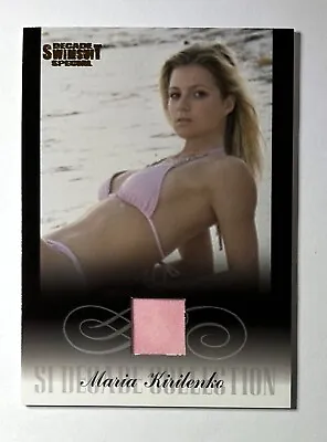 Maria Kirilenko 2012 Sports Illustrated Si Swimsuit Costume Bikini Relic Card • $29.99