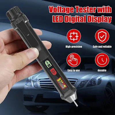 Voltage Tester Non_Contact Voltage Detector Pen Multifunctional Electrical_ • £8.58
