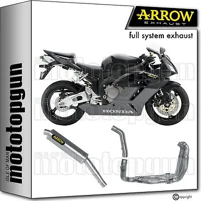 Full System Exhaust Rc Aluminium Mrt Arrow Honda Cbr 1000 Rr 04/07 • $1370.60