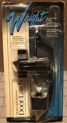 Wright VC333BL Black Push Button Screen & Storm Door  Handle • $9.99