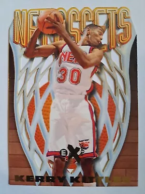 1996-97 Skybox E-X 2000 Net Assets Kerry Kittles Die Cut #10 • $14.99