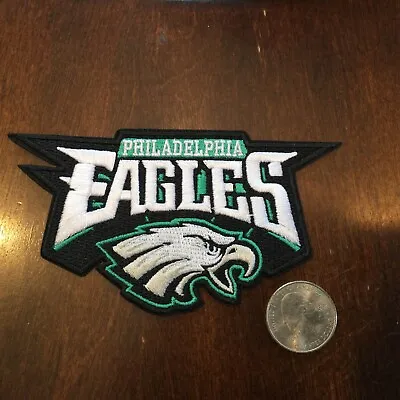 Philadelphia Eagles Vintage Embroidered Iron On Patch  NFL GRADE A 4  X 2.5  • $5