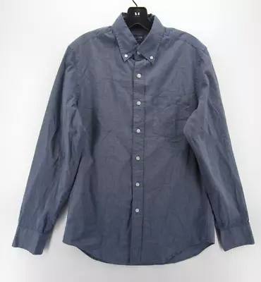 J Crew Shirt Men Small Blue Button Down Flex Classic Fit Preppy Stretch NWT * • $17.99