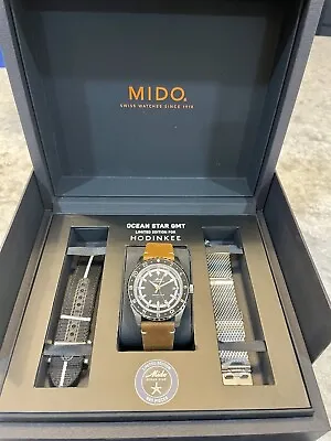 Mido Ocean Star GMT Hondinkee Ltd. Ed. W/ Extra Forstner Flat-Link Bracelet • $1400