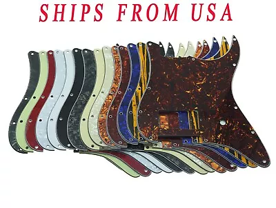 11 Hole ST Humbucker Guitar Pickguards For USA Fender Delonge Various Color • $9.99