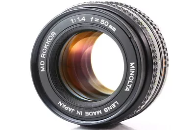 Minolta MD 50mm F/1.4 Lens MD Mount From Japan 3199052 Exc • $54