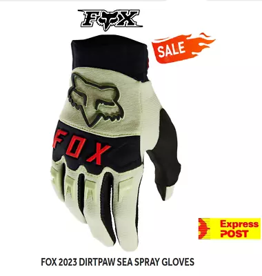 FOX Dirtpaw Dirt Bike Off Road MX Gloves NEW LARGE Motocross Seaspray • $35