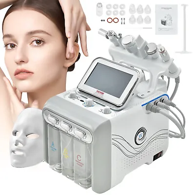 VEVOR 7-in-1 Hydrogen Oxygen Facial Machine Professional Spa Machine & 7  Screen • $150.99