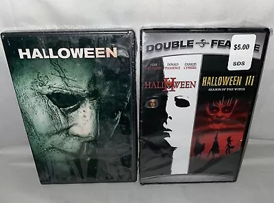 Halloween Dvd Lot 1 2 3 Brand New Sealed Michael Myers 3 Movie Lot Cult Classics • $6.98