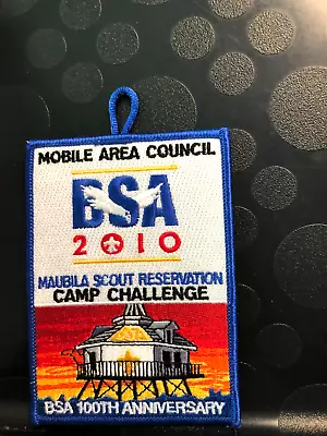 BSA MOBILE AREA COUNCIL 2010 MAUBILA SCOUT RESERVATION CAMP CHALLENGE 100th ANN • $7.28