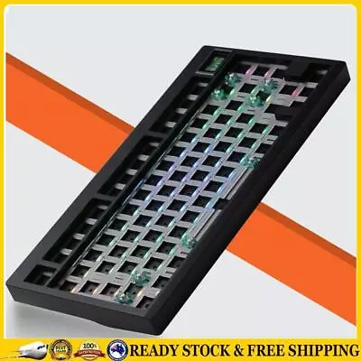 GMK81 RGB Mechanical Keyboard Kit Wired Keyboard 81 Keys Keyboard (Black) *AU • $111.42