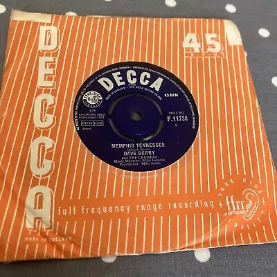 Dave Berry - Memphis Tennesse - Original Single  1963 • £3.99