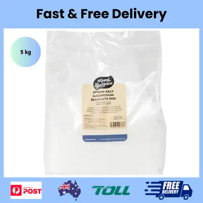 Honest To Goodness Epsom Salt 5Kg Magnesium Sulphate For Household Or Bath Salts • $30.94