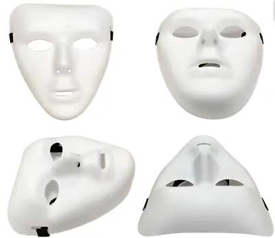 £1.50 • Buy Paintable White Matte Mask Halloween Masquerade Party Ball
