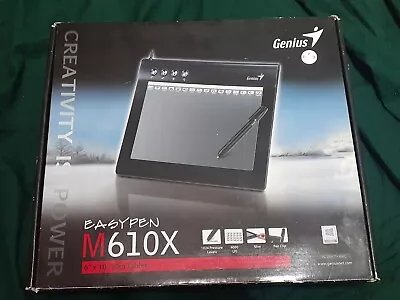 GENIUS - EASYPEN M610X 6  X 10  Slim Tablet BRAND NEW Never Used • $80