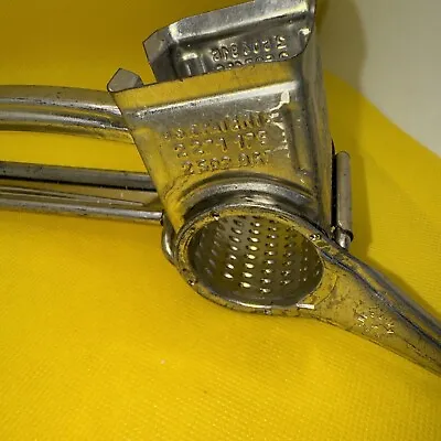 Vintage Mouli Grater Made In France Tin W/Brown  Handle. Rare As Listed Pat Pend • $18