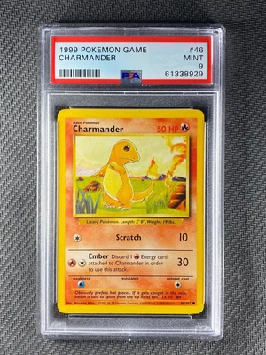 $24.50 • Buy Pokemon Card PSA 9 Mint Charmander Base Set 1999 Non Holo 46/102