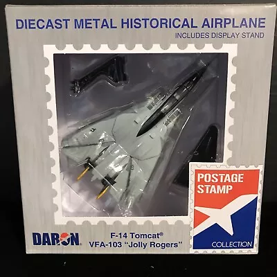 Daron Ps5383-3 Diecast F-14 Tomcat Vfa-103 Jolly Rogers Nib-1:160 Scale • $25.50