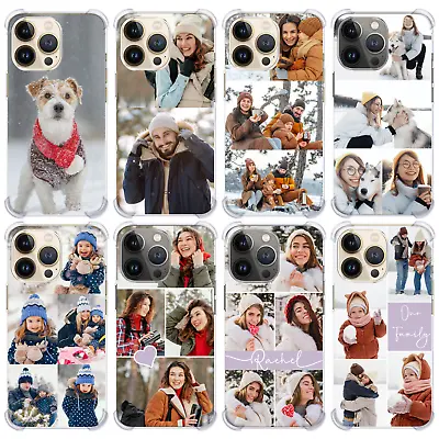 Personalised Phone Case Photo Collage Shockproof Cover For IPhone 11 12 13 14 15 • £7.39