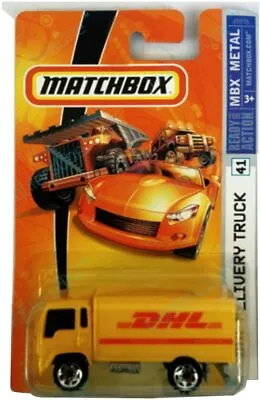 2006 Matchbox Mbx Die-cast Metal Dhl Yellow Delivery Box Truck #41 J5576 Noc • $12.99