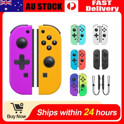 For Nintendo Switch Joy-Con Controller Left & Right Wireless Pair Gamepad Joypad • $10.99