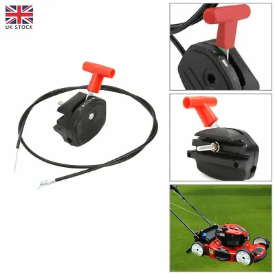 56in Lawn Mower Throttle Cable Switch Lever Control Handle For Lawnmower Parts • £9.35