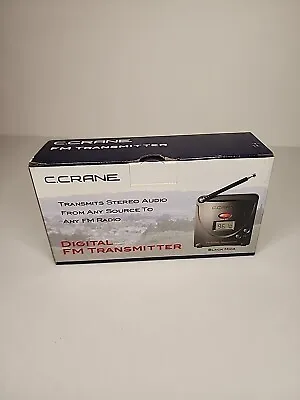 C Crane Digital FM Stereo Transmitter FT-007 Complete In Box With Power Supply • $49.95