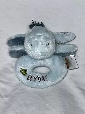 EEYORE Baby Rattle Soft Toy POOH BEAR  Disney • $6
