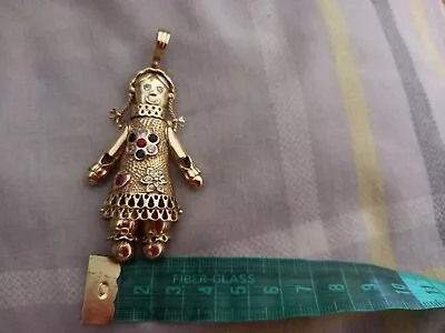 9ct Gold Rag Doll Pendant • £850