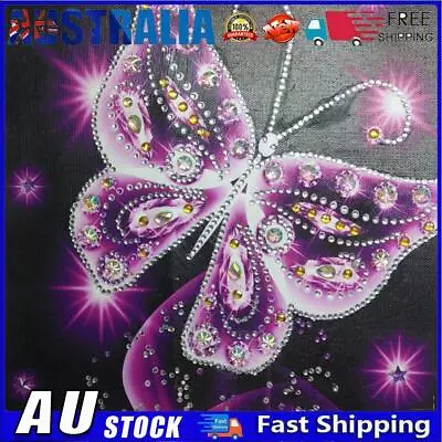 AU 5D DIY Special-shape Diamond Painting Cross Stitch Embroidery (Butterfly 3) • $9.89