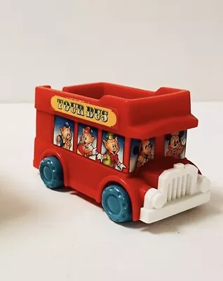 Vintage Disneyland Mickey Mouse Tour Bus Playmates Toy 3 Little Pigs HTF • $11