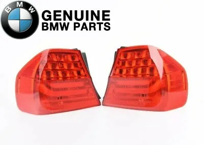 ✅ Genuine OEM BMW 3 Series E90 M3 LCI Outer Tail Lights Pair 2009-2011 LED Lamps • $259.99