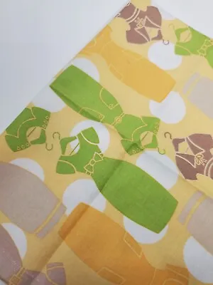 Lori Holt Fabric Dresses Riley Blake Yellow Green Vintage Sew Quilt FAT QUARTER  • $5.90