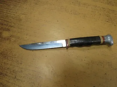 Vintage Ka-bar Carbon Chrome Usa Hunting Fish Skinning Bowie Knife 8  • $45