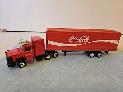Vintage 1979 Hartoy Coca Cola  Coke Big Rig Tractor Trailer  3300C Made W/ Corgi • $4.95