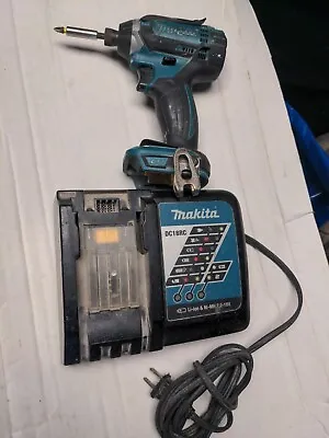 Makita XDT11 18V LXT Lithium-Ion 1/4 In. Cordless Impact Driver)+ Charger  • $44