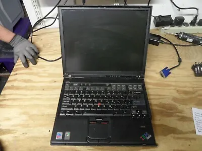 IBM T43 Laptop 4 Parts Dim Screen Could See Bios In Background • $58.84