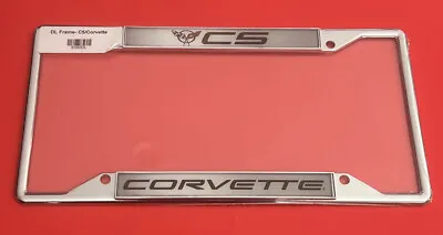 Corvette C5 Silver Stainless Steel License Plate Frame Au-Tomotive Gold • $35.35