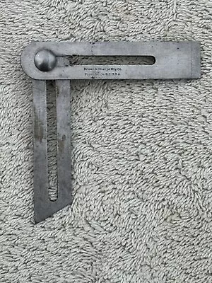 Vintage Brown & Sharpe 3  Bevel Protractor Square Machinist Tool • $47