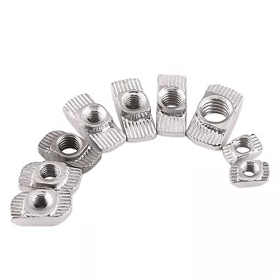 T Slot Hammer Head Nut Plated Carbon Steel Fastener EU40 M8*19.5*10 For • $14.41