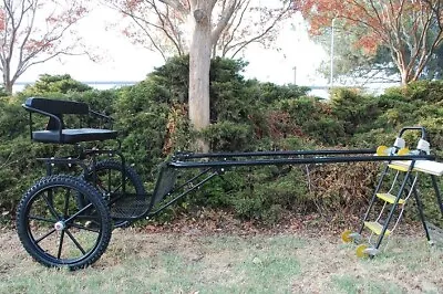 $1359 • Buy EZ Entry Horse Cart-Pony/Cob W/ C  Springs/Straight Shafts /21  Motorcycle Tires