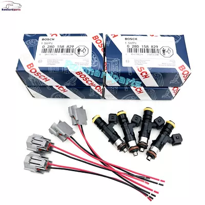 4X Fuel Injectors 210lb 2200cc For Bosch Fits For CIVIC Acura TSX K24 2.4L K20 • $155