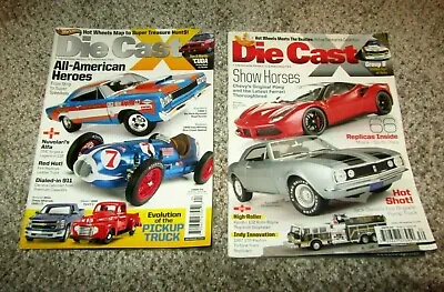 $13.99 • Buy Die Cast X Magazine Lot Of 2 Magazines Model Kit Cars! Rare!
