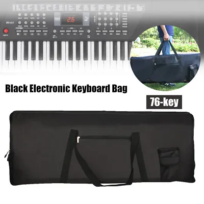 76 Key Keyboard Gig Bag Digital Piano For Casio Yamaha Oxford Carrying Case USA • $27.99