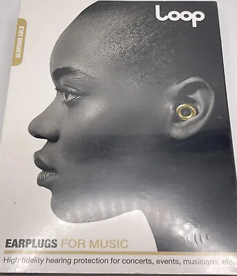 Loop EARPLUGS For Noise Reduction 20 DB Filter Sound Blocking - Gold • $20