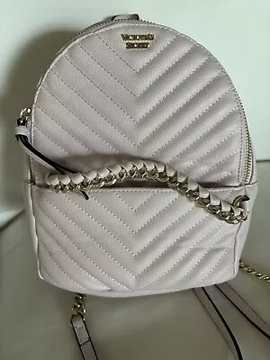 Victoria Secret Light Pink Handbag Mini Backpack Purse. • $15