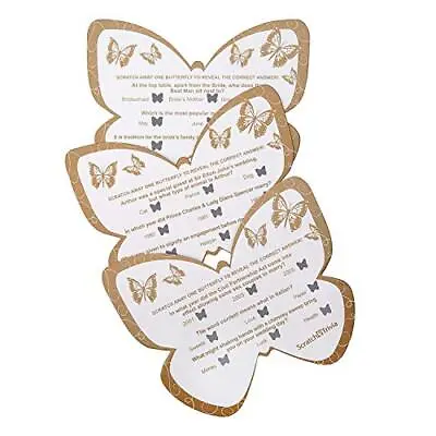 Gold Butterfly Table Trivia • £5.38